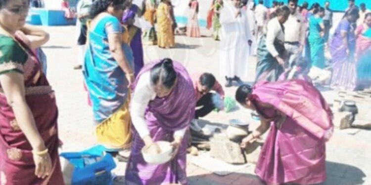 குன்னூர் வேளாங்கண்ணி திருத்தலத்தில் மத நல்லிணக்க பொங்கல் கலைப் போட்டிகளுடன் களைகட்டிய திருவிழா.