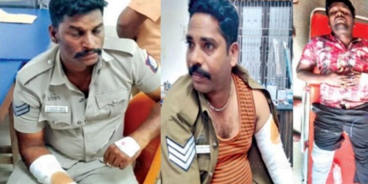 நெய்வேலியில் போலீசாரை வெட்டிய ரவுடிக்கு துப்பாக்கிச் சூடு: 9 வழக்குகளில் தொடர்புடைய குற்றவாளி சுபாஸ்கர் காலில் குண்டு பாய்ந்தது