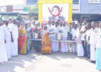 மேலூரில் புரட்சித் தலைவர் எம்.ஜி.ஆரின் 109-வது பிறந்தநாள் விழா: அஇஅதிமுக சார்பில் கொண்டாட்டம்