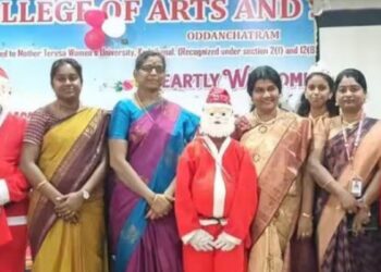 ஒட்டன்சத்திரம் சக்தி மகளிர் கல்லூரியில் கலைநிகழ்ச்சிகளுடன் களைகட்டிய ஆங்கில புத்தாண்டுப் பெருவிழா.