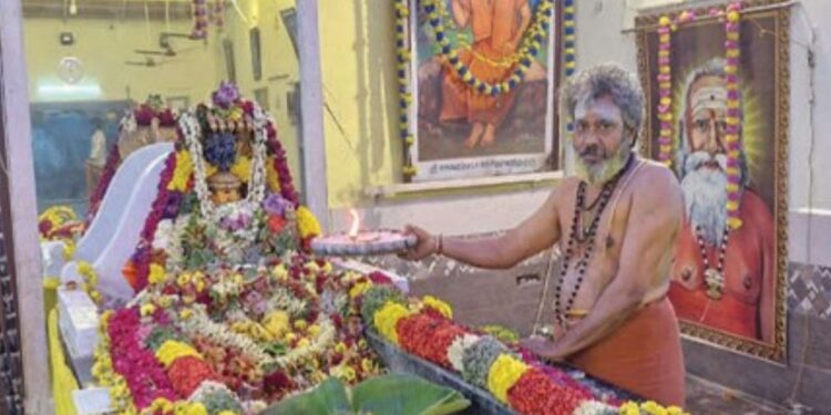 பழனி ரசமணி சித்தர் ஈஸ்வர பட்டா சாமிகள் ஆசிரமத்தில் 56-வது மகா குருபூஜை