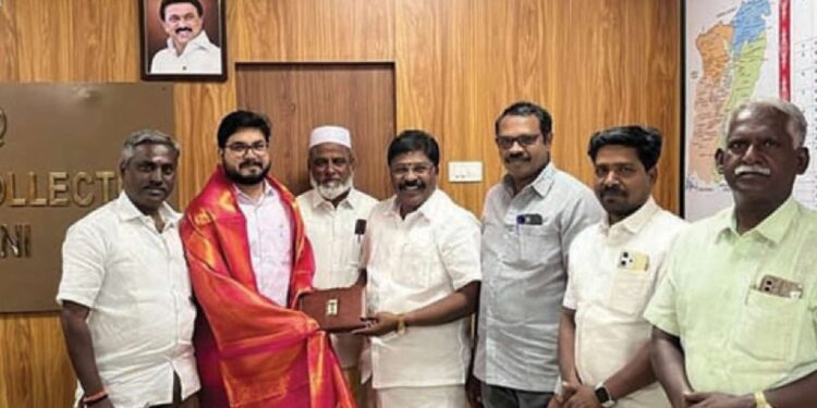 வணிகர் சங்கங்களின் பேரமைப்பு மாவட்டத் தலைவர் பி. செல்வக்குமார் பிறந்தநாள்