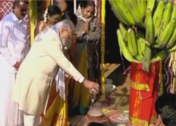 பராசக்தி படக்குழுவுடன் பொங்கல் கொண்டாடிய பிரதமர் மோடி!