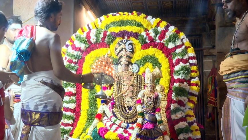 திருவாரூர் தியாகராஜர் திருக்கோவிலில் மார்கழி மாத திருவாதிரையை முன்னிட்டு பாத தரிசனம் விழா