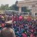 பணி நிரந்தரம் & ஓய்வூதியம் வழங்குவது உள்ளிட்ட தேர்தல் கால வாக்குறுதிகளை நிறைவேற்றாத DMK அரசை கண்டித்து பெண் ஊழியர்கள் கைது 