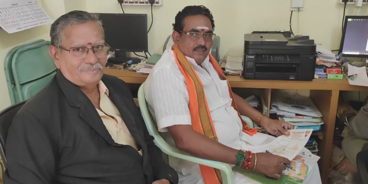 மயிலாடுதுறையில் புனரமைக்கப்பட்டு சமீபத்தில் திறக்கப்பட்ட சாரங்கபாணி மேம்பாலத்தில் ஊழல்BJP-வினர் குற்றச்சாட்டு