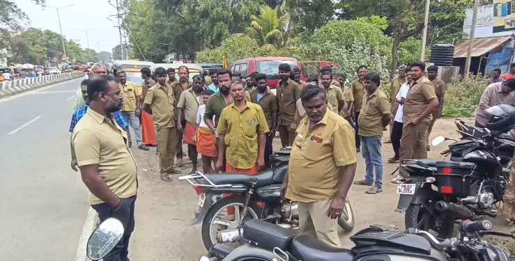தேனி பேருந்துநிலையத்தில் ஆட்டோநிறுத்தம் தொடர்பான மோதல் –8 ஆட்டோஓட்டுநர்கள் கைது,60க்கும் மேற்பட்டோர் தடுப்பில் கைது