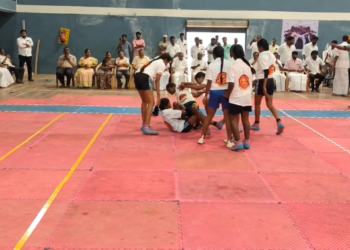 திருவாரூரில் மாவட்ட அளவிலான திராவிட பொங்கல் விளையாட்டு போட்டி பூண்டி கலைவாணன் தொடங்கி வைத்தார்