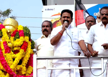 MGR109 வது பிறந்தநாளை முன்னிட்டு மன்னார்குடியில் அதிமுக சார்பில் முன்னாள் அமைச்சர் R.காமராஜ் தலைமையில் மாலை மரியாதை