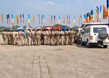 செங்கல்பட்டு பிரதமர் பங்கேற்கும் பொதுக்கூட்டம் 5அடுக்கு பாதுகாப்பு மாநாடு மேடைசுற்றி மத்திய பாதுகாப்பு காவலர்கள் கண்காணிப்பு தீவிரம்