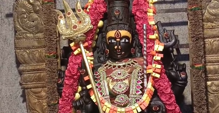 விழுப்புரம் தவெக சார்பில் மாரியம்மன் ஆலயத்தில் விசிலை மாரியம்மனுக்கு மாலையாக அணிவித்து சிறப்பு பூஜை
