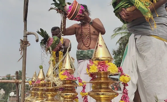 மயிலாடுதுறையில் பிரசித்திபெற்ற முத்தாட்சி அம்மன் கோயிலில் மகா கும்பாபிஷேகம்