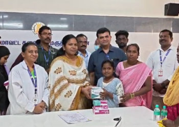 திருப்பத்தூர் அரசு தலைமை மருத்துவமனையில் நடைபெற்ற குழந்தைகள் பருவ நீரிழிவு நோய்க்கான சிறப்பு மருத்துவ முகாம்