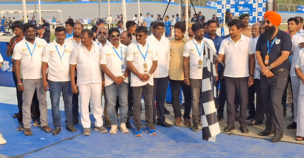 ஆசிய கோப்பை 2026, சைக்கிள் ஓட்டம் போட்டிகளை,  துணை முதலமைச்சர் உதயநிதி ஸ்டாலின் தொடங்கி வைத்தார்