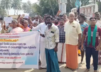 குச்சனூர் சுயம்பு சனீஸ்வர பகவான் திருக்கோவிலில் தமிழக அரசு சார்பில் பூமி பூஜை விழா