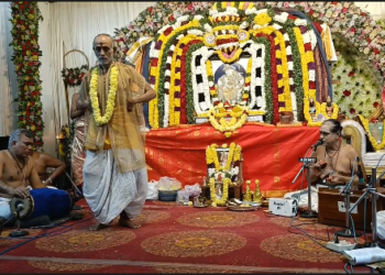 மயிலாடுதுறையில் நடைபெற்ற 56ம்ஆண்டு ஸ்ரீராதா கல்யாண உற்சவத்தின் இரண்டாம் நாள் நிகழ்ச்சி