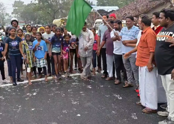 மயிலாடுதுறையில் தமிழர் திருநாள் திராவிட பொங்கலை முன்னிட்டு நடைபெற்ற மாரத்தான் போட்டி