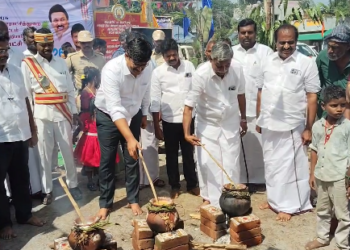 காட்டூரில் நடைபெற்ற சமத்துவ பொங்கல் விழா திருவாரூர் மாவட்ட ஆட்சித்தலைவர் கொண்டாடினர்