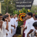 மொழிப்போர் தியாகிகள் நினைவு தினத்தை முன்னிட்டு மன்னம்பந்தல் AVCலூரி முகப்பில் சாரங்கபாணி நினைவு அஞ்சலி