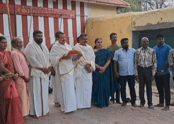 பா.ஜ.க., தேசிய தலைவராக நிதின் நபின் நியமிக்கப்பட்டுள்ள நிலையில்,  நாகர்கோவில் வடிவீஸ்வரம் அருள்மிகு இடர்தீர்த்த பெருமாள் கோவிலில் சிறப்பு பூஜை………