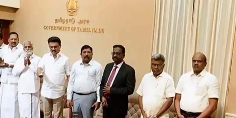 ரூபாய் 7.83 கோடி மதிப்பீட்டிலான பணி- முதலமைச்சர் காணொளி காட்சி வாயிலாக அடிக்கல் நாட்டினார்