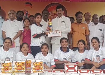கிரிக்கெட் ,கபடி, வாலிபால் விளையாட்டு போட்டி – விழுப்புரம் சட்டமன்ற உறுப்பினர் பரிசுப் பொருட்கள் வழங்கினார்