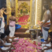 மயிலாடுதுறை சித்தி விநாயகர் ஆலயத்தில் லட்சார்ச்சனை- புஷ்பங்களால் அர்ச்சனை செய்யப்பட்டு தீபாராதனை