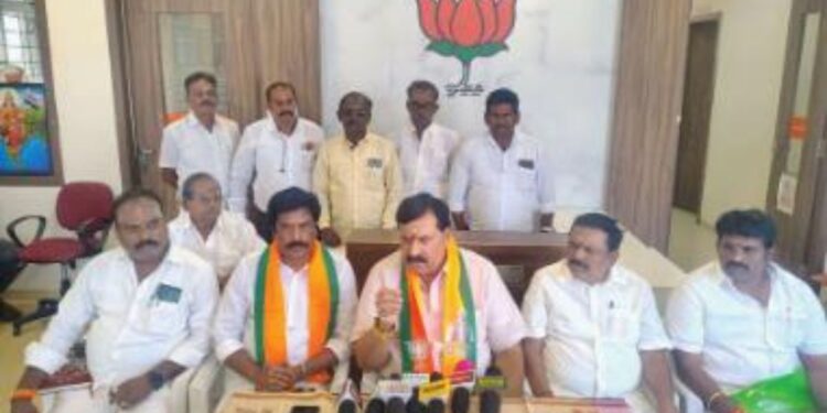 விருதுநகரில் மத்திய அரசின் சாதனைகளை மக்களிடம் கொண்டு செல்ல சுதாகர் ரெட்டி அதிரடி அறிவுறுத்தல்!