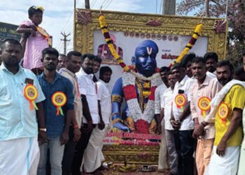 “மதுரை மன்னரின் புகழ் நத்தத்தில் முழக்கம்”: திருமலை நாயக்கர் ஜெயந்தி விழா