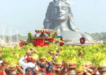 முளைப்பாரி ஊர்வலம் மற்றும் பூக்கரகத்துடன் ஈஷாவில் தைப்பூசத் திருவிழா கோலாகலம்!