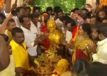 “காடுவெட்டியில் சங்கமித்த மஞ்சள் படை”: மாவீரன் குருவின் 65-வது பிறந்தநாள் விழா