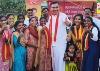 “பக்தர் கூட்டத்தில் பம்பாய் விசில்… அன்னதானத்தில் டிவிமிசி அதிரடி”: அருண்ராஜ் தடபுடல் விருந்து!