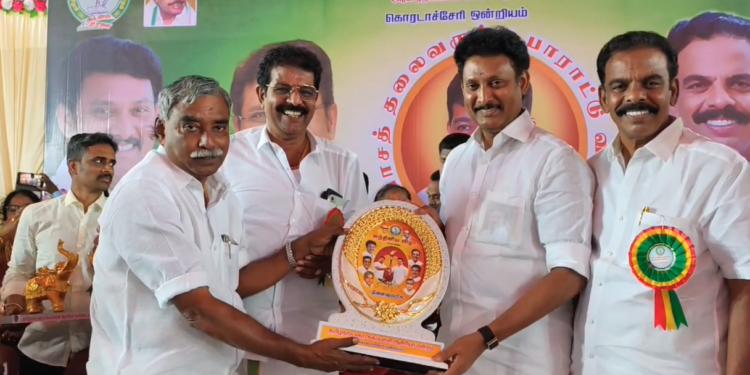 தமிழ்நாட்டில் அத்தனை துறைகளுக்கும் மனிதவளத்தை கொடுப்பது பள்ளிக்கல்வித்துறை என கொரடாச்சேரி நடைபெற்ற ஐந்தினியவிழா