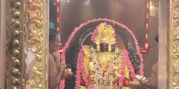 தைப்பூசத்தை முன்னிட்டு செம்பனார்கோயில் சுப்பிரமணிய சுவாமி ஆலயத்தில் முருகனுக்கு தங்க கவசம்