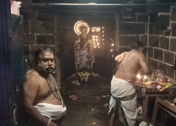 மயிலாடுதுறை மிகவும் பிரசித்தி பெற்ற அறுபடை வீடுகளுக்கு இணையான திருவிடைக்கழி முருகன் கோவிலில் தைப்பூசதரிசனம்