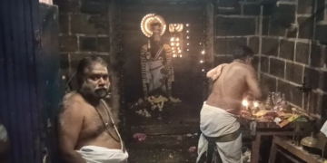 மயிலாடுதுறை மிகவும் பிரசித்தி பெற்ற அறுபடை வீடுகளுக்கு இணையான திருவிடைக்கழி முருகன் கோவிலில் தைப்பூசதரிசனம்