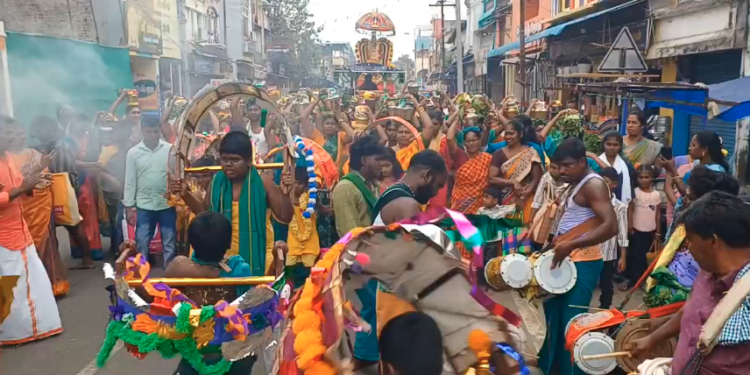 சீர்காழியில் வேல் வடிவில் அமைக்கப்பட்ட ஸ்ரீ வள்ளி,ஸ்ரீ தெய்வானை சமேத ஸ்ரீ வேல்முருகன் ஆலய தைப்பூச விழா 