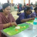 திருப்பத்தூர் நகராட்சியில் பணிபுரியும் 2081தூய்மைபணியாளர்களுக்கு உணவு பரிமாறி அவர்களுடனே அமர்ந்து உணவு அருந்தினர்