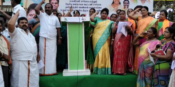 தமிழகத்தில் பெண்களின் பாதுகாப்பை உறுதி செய்ய தவறியDMKஅரசை கண்டித்து தேனி மாவட்ட BJP கண்டன ஆர்ப்பாட்டம்