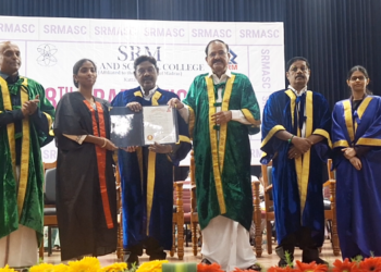 செங்கல்பட்டு மாவட்டம் காட்டாங்குளத்தூர் அருகே உள்ள தனியார் பல்கலைக்கழகத்தின் 28-வது பட்டமளிப்பு விழா