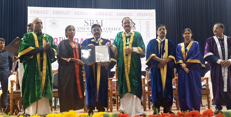 செங்கல்பட்டு மாவட்டம் காட்டாங்குளத்தூர் அருகே உள்ள தனியார் பல்கலைக்கழகத்தின் 28-வது பட்டமளிப்பு விழா