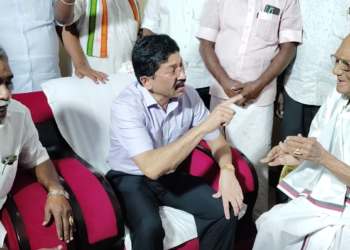 முதல்வரின் தாய் மாமாவை நேரில் சந்தித்து நலம் விசாரித்த நாடாளுமன்ற உறுப்பினர் தயாநிதி மாறன்