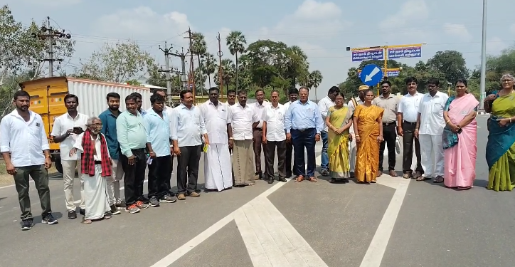 திருவாரூர் அருகே 157.96 கோடி மதிப்பிலான சாலையை முதலமைச்சர் காணொளி காட்சி மூலம் திறந்து வைத்தார்