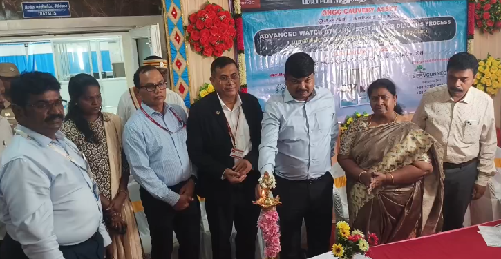 மயிலாடுதுறை மாவட்ட அரசு மருத்துவமனையில் ONGCசமூக பொறுப்புணர்வு திட்டத்தில் டயாலிசிஸ் இயந்திர பயன்பாட்டுக்கு அர்ப்பணிக்கப்பட்டது