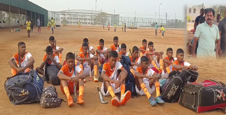 மாநில அளவில் சப் ஜூனியர் ஹாக்கி போட்டியில் கலந்து கொள்ள முடியாமல் ஹாக்கி வீரர்கள் சொந்த ஊருக்கு திரும்பிய சம்பவம்