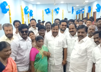 சீர்காழியில் நிரா மருத்துவமனையை அமைச்சர்கள் கே.என்.நேரு,மெய்யநாதன் ஆகியோர் திறந்தனர்