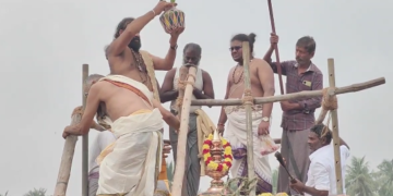 மங்கைநல்லூர் தத்தங்குடியில் தத்தசோழேஸ்வரர், வெற்றி விநாயகர், வேம்படி அய்யனார் ஆலயங்களின் கும்பாபிஷேகம்