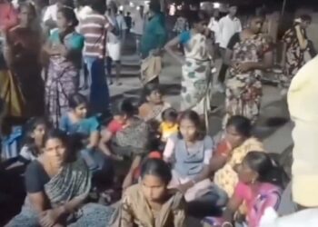 மின்சாரம் தாக்கி வாலிபர் பலி – சாலை மறியலில் ஈடுபட்ட உறவினர்கள் – 5 மணி நேரம் போக்குவரத்து பாதிப்பு