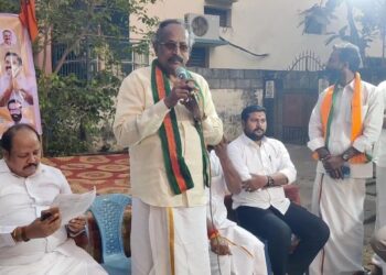 மயிலாடுதுறையில் பாஜக சார்பில் மத்திய அரசின் சாதனை விளக்க தெருமுனை பிரச்சாரக் கூட்டம் துவக்க விழா