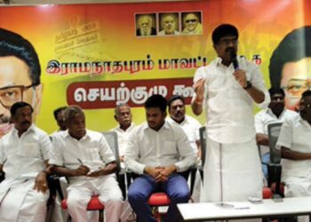 திருச்சி திமுக மாநாட்டிற்கு ராமநாதபுரத்திலிருந்து குவியும் தொண்டர் படை: மாபெரும் எழுச்சிக்கு அழைப்பு விடுத்த காதர் பாட்ஷா முத்துராமலிங்கம் எம்.எல்.ஏ!